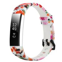 Baaletc Cute Rubber Replacement Accessory Watch Band/Wristband Bracelet Strap with Stainless Steel Buckle for Fitbit Alta, Fitbit Alta HR Fitness Trackers, One Size
