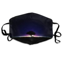 Zafmask Unisex Starry Starry Night Fall Winter Breathing Mask Anti-Pollution Cycling Mouth Face Mask