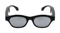 Lucyd Loud Youth Bone Conduction Glasses - Designed for Ages 11-17 - Polarized Sunglasses Bluetooth Headphones with Built-in Mic - Darkside