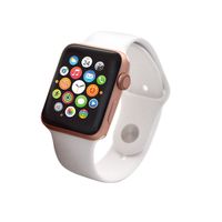 Apple Watch Series 2 Smartwatch 38mm Gold Aluminum Case White Sport Band GPS (Renewed)