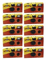 Ringling Bros 35mm Disposable Film Camera Flash 27 Exp ISO 800 Vintage (10 Pack)