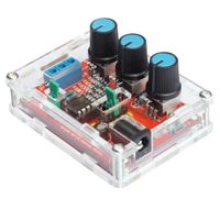 Signal Generator DIY Kit, KKmoon XR2206 High Precision Function Signal Generator DIY Kit Sine/Triangle/Square Output 1Hz-1MHz Adjustable Frequency