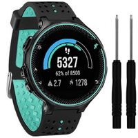 QGHXO Soft Silicone Replacement Watch Band for Garmin Forerunner 235/220/230/620/630/735 Smart Watch (No Tracker, Replacement Bands Only)