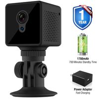 CamCuddle Wifi Spy Camera - Hidden Security Camera Records Live 1080P HD Video - Small Nanny Cam - 140° Lens, Night Vision, Waterproof & Motion Detecting Spy Camera Wireless Hidden - Android & iOS App