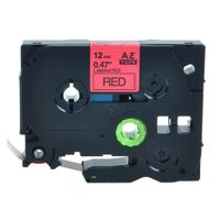 NineLeaf 1 Pack Black on Red Label Tape 12mm Compatible for Brother P-Touch TZe 431 TZ 431 for P-Touch PT-D210 PT1090 PT1100 Label Maker