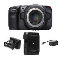 Blackmagic Design Pocket Cinema Camera 6K with Core SWX Powerbase Edge Battery Bundle
