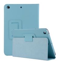 TechCode Case Cover for 9.7'' iPad Pro, Premium Folio Case Book Design Cover Multi-Angle Viewing Lightweight Ultra Slim Stand Smart Protective Case for iPad Pro 9.7 inch,Light Blue