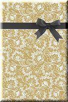 Lace Borders Gift Wrap Wrapping Paper-18ft Roll w. 20Gift Tags