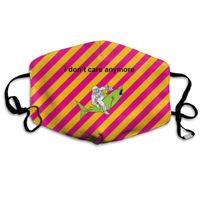 YUIOP Caer Anymore Printed Mask Neutral Mask for Men and Women Polyester Dust-Proof Breathable Mask