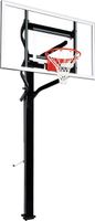 Goalsetter X660 In Ground Adjustable Basketball System with 60-Inch Glass Backboard and Flex Rim