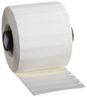 Brady PTS-1.90-500-321 TLS 2200 and TLS PC Link 1.9" Width x 0.5" Height, B-321 Heat-Shrink Polyolefin, Matte Finish White BradySleeve Marker (500 per Roll)