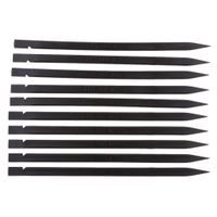 MagiDeal 10 Pack 5.91" Nylon Plastic Spudger Probe Security Opening Pry Bar for iPhone iPad Samsung Cell Phone Laptop PC LCD Screen Disassembly Black