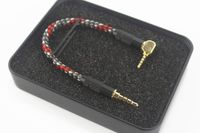 3.5mm Balanced to 2.5mm Right Angle Male to Male Headphone Cable Silver Plated Aux Cable in Box