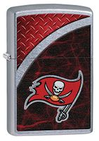 Zippo NFL Tampa Bay Bucs Street Chrome Pocket Lighter
