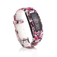 Tkasing Colorful Silicone Replacement Bands with Metal Clasps for Garmin Vivofit 2 to (No Tracker, Replacement Bands Only) (1 Color M)