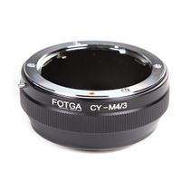 FocusFoto FOTGA Adapter Ring for Contax/Yashica C/Y CY Mount Lens to Olympus PEN and Panasonic Lumix Micro Four Thirds (MFT, M4/3) Mount Mirrorless Camera Body