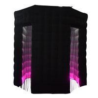 SAYOK Octagon Inflatable Photo Booth Backdrop (Two Doors, 8.2ft Diameter) Photo Booth Enclosure with Inner Air Blower and Remote Controller for Event, Wedding