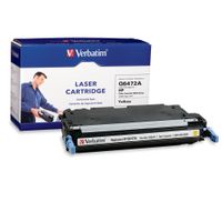 Verbatim Remanufactured Toner Cartridge Replacement for HP Q6472A (Yellow)