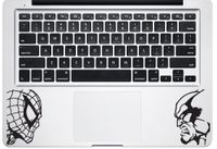 Trackpad Spider-man vs Wolverine Apple Macbook Decal Vinyl Sticker Apple Mac Air Pro Retina Laptop sticker