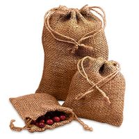 Burlap Cloth Bags 5" X 6" | Quantity: 24