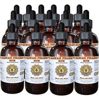 Rue Liquid Extract, Organic Rue (Ruta graveolens) Tincture, Herbal Supplement, Hawaii Pharm, Made in USA, 15x4 fl.oz