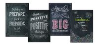 Creative Teaching Press Inspire U Chalk It Up! Pack 4, Black/Gray (0567)