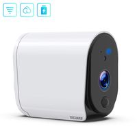 TOGUARD Wireless Security Camera, Home Indoor Rechargeable Battery Powered Security Surveillance WiFi Camera 1080P Video PIR Motion Detection Infrared Night Vision 2-Way Audio Cloud Storage/SD Slot