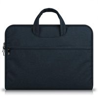 13-13.3 Inch Laptop Handle Bag,elecfan Laptop Zipper Sleeve Case with Hand Strap & Pocket for MacBook Pro 13.3-inch Retina/Air 13.3"/Surface Book/iPad Pro 12.9"/ Chromebook/Notebook Tablet, Black