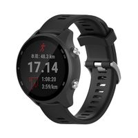 QGHXO Band for Garmin Forerunner 245, Soft Silicone Replacement Band for Garmin Forerunner 245 / Forerunner 645 (No Tracker, Replacement Bands Only)
