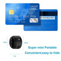 Hidden Camera WiFi Mini Camera,HD 1080P Mini Wireless Nanny Cam-Magnetic Camera-Security Camera for Home Built-in Battery with Motion Detection/Night Vision for iPhone/Android Phone/iPad/PC (A)