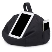 Urnanal Tablet Stand Pillow Holder, Portable Tablet Cushion, Multi-Angle Soft Pillow Lap Stand with Side Pocket, for Tablets Phones Books Magazines