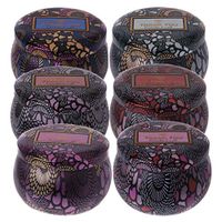 Rockrok 1PC Retro Tin Box Portable Coin Storage Container Organizer Candle Case Gift Box