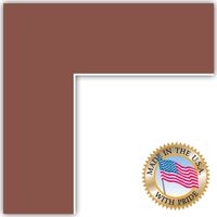 22x28 Brique Custom Mat for Picture Frame with 18x24 opening size