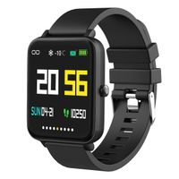 Foronechi Smart Watch for Android/Samsung/iPhone, Activity Fitness Tracker with IP68 Waterproof for Men & Women, Smartwatch with 1.54" Full-Touch Color Screen, Heart Rate & Sleep Monitor, Black