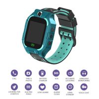 Aoile Kids Smart Watch Phone Kids GPS Tracker Watch with SOS Anti-Lost Alarm Sim Card Slot Touch Screen Alarm Clock Digital Wrist Watch E12 for Boys and Girls Green