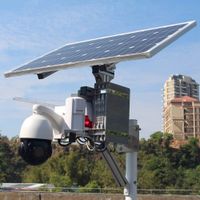 Solar Power WiFi Wireless 3G 4G sim Card Slot Security ptz Camera 18X Optical Zoom Sony Star Light 1080P Outdoor IP CCTV with PIR Alarm and Audio 128g Recording Card