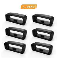 Eve.Ruan 6 Pcs Rubber Fastener Rings Security Loop Replacement for Garmin Fenix 5/Fenix 5 Plus, Best Replacement Band Keeper for The Original Garmin Descent Band Holders