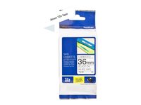 Brother TZe-261 Labelling Tape Cassette, Black on White, 36 mm (W) x 8 m (L), Laminated, Brother Genuine Supplies
