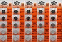 25 x Loopacell Lithium Battery CR1620 1620 Button Cells, Pack of 5 Batteries x 5