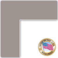7x15 TV Grey Custom Mat for Picture Frame with 3x11 opening size