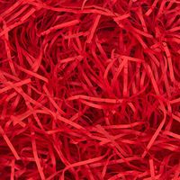 1,200 Grams of RED Grass Shred Tissue Paper for Packaging Fill Bulk Wholesale LOT