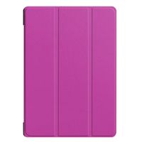 Slim Stand Leather Case Cover for Lenovo Tab E10 32GB TB-X104F Tablet 10.1 inch by Sacow (Purple)