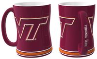 Boelter Brands Virginia Tech Hokies Coffee Mug - 14oz Sculpted Relief