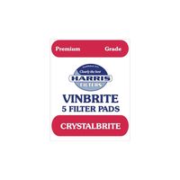 Harris Crystalbrite Filter Pads 5-pack Use with Harris Vinbrite MK3 Filter Kit
