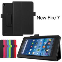 Kindle Fire HD 7, LUNIWEI Leather Stand Cover Case