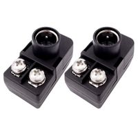 Fancasee (2 Pack) 300 Ohm to 75 Ohm UHF VHF FM Matching Transformer Balun Converter Adapter with F Type Male Coax Coaxial Connector Plug for Antenna Cable Cord TV