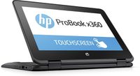 HP ProBook x360 G1 EE 11.6" HD Touchscreen 2-in-1 Business Education Laptop - Intel Celeron N3350 Dual-Core, 64GB SSD eMMC, 4GB RAM, WiFi AC, Bluetooth 4.2, Type-C, HDMI, RJ-45, Webcam, Windows 10 Pro