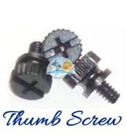 10 Pack -Thumb Screws 6-32 x 5mm Knurled Phillips Head Nylon Plastic PCI Slot Hard Drives Computer Case Screw