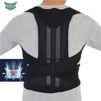 Comfort Posture Corrector Clavicle and Shoulder Support Back Brace, Upper and Lower Back Pain Relief, Fully Adjustable for Men and Women, Thoracic Kyphosis (XXL)
