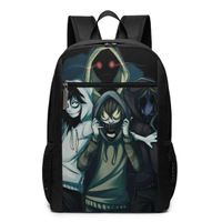CAOI UUC Creepypasta 17" Classic Multifunctional High Capacity Backpack Computer Bag Black One Size